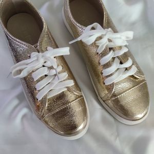 Gold Sneakers